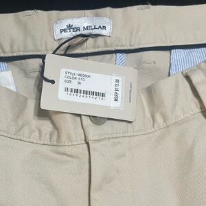 Peter Millar crown flat front chinos